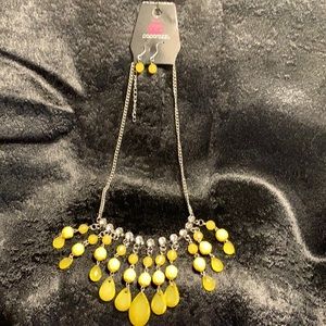 Sunshine Yellow Necklace set
